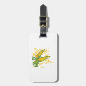 新鮮なニンジンカラフル野菜アート ラゲッジタグ (正面縦)