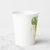 新鮮なニンジンカラフル野菜アート 紙コップ (右)