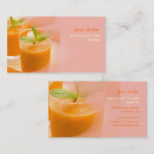 新鮮なニンジンジュース（県） 名刺 (正面/裏面)