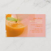 新鮮なニンジンジュース（県） 名刺 (裏面)