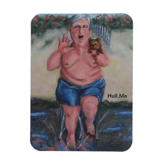 新鮮なハマグリ マグネット (縦)