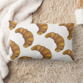 新鮮なバターのクロワッサン焼いたツグッズフランスのペストリー ランバークッション (ブランケット)