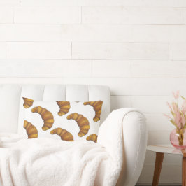 新鮮なバターのクロワッサン焼いたツグッズフランスのペストリー ランバークッション