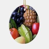 新鮮なフルーツ – 甘いディスプレイ, セラミックオーナメント (右)