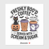 新鮮なブドコーヒーハロウィーン シール (シート)