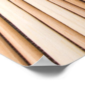 新鮮なベジタリアンサラダの側面 ポスター (角)