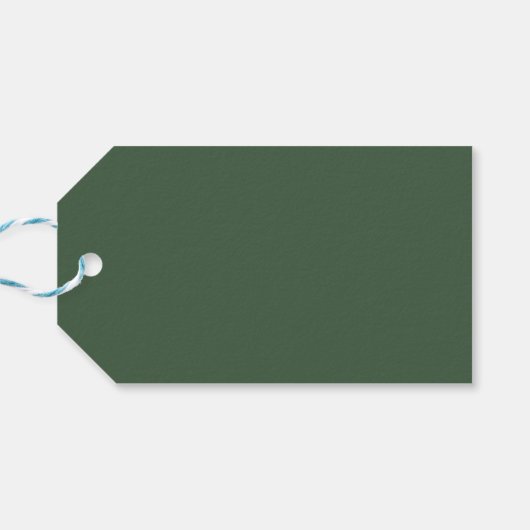 新鮮なメリークリスマスの木を栽培 ギフトタグ (裏面横)