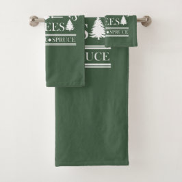 新鮮なメリークリスマスの木を栽培 バスタオルセット