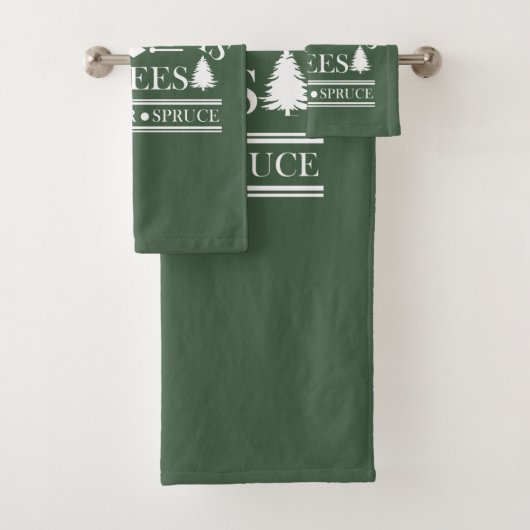 新鮮なメリークリスマスの木を栽培 バスタオルセット (インサイチュ)