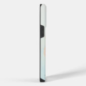 新鮮なモダンケシのアネモネバラ花 iPhoneケース (右側面)
