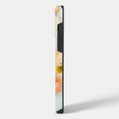 新鮮なモダンケシのアネモネバラ花 iPhoneケース (左側面)