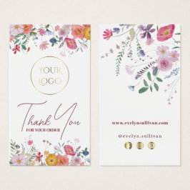 新鮮なワイルドフラワーパッケージインサート