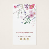 新鮮なワイルドフラワーパッケージインサート (裏面)