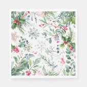 新鮮な冬の果物 スタンダードランチョンナプキン (正面)