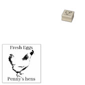 新鮮な卵あなたの名前チキンヘンス卵スタンプ ラバースタンプ (押印)