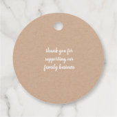 新鮮な卵の素朴な台本を作る フェイバータグ (裏面)