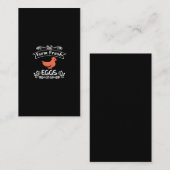 新鮮な卵を作る 名刺 (正面/裏面)