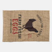 新鮮な卵🥚を育てる キッチンタオル (横)