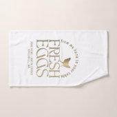 新鮮な卵金ゴールド鶏の市場タオル ハンドタオル (ハンドタオル)