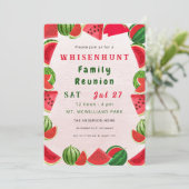 新鮮な夏のスイカQRコードファミリー懇親会 招待状 (スタンド正面)