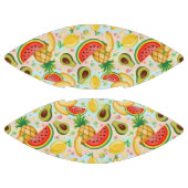 新鮮な夏のフルーツ柄 アメリカンフットボール (パネル)