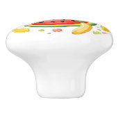 新鮮な夏のフルーツ柄 セラミックノブ (側面)
