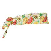 新鮮な夏のフルーツ柄 タイヘッドバンド (回転270)