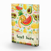 新鮮な夏のフルーツ柄 フォトブロック (右)
