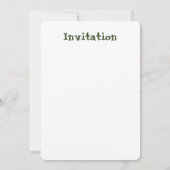 新鮮な夏のフルーツ柄 招待状 (裏面)