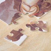 新鮮な威厳のあるキャッチとオードボンバルドイーグル ジグソーパズル (側面)