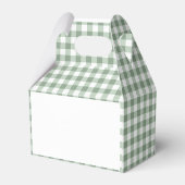 新鮮な市場から届いたセージグリーンのブライダルシャワー フェイバーボックス (裏面サイド)