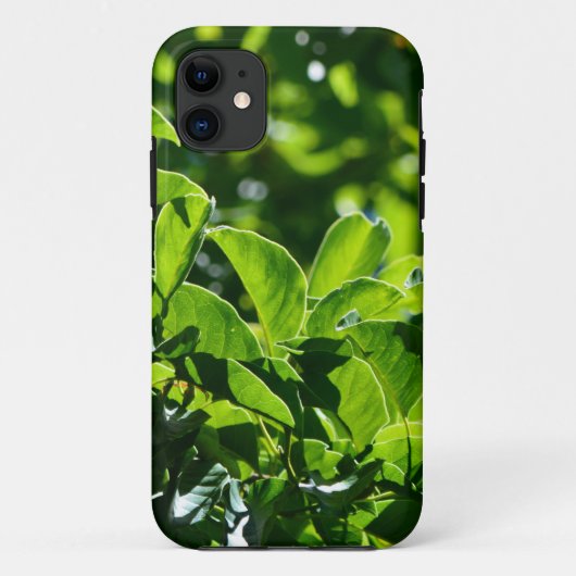 新鮮な春の緑の葉。自然の写真。 Case-Mate iPhoneケース (裏面)