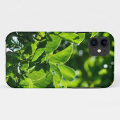 新鮮な春葉グリーン自然写真。 Case-Mate iPhoneケース (裏面(横))