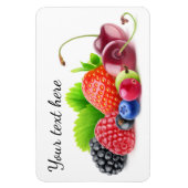 新鮮な果実の山 マグネット (縦)