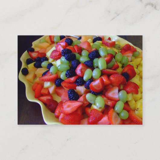 新鮮な果物の名刺 名刺 (正面)