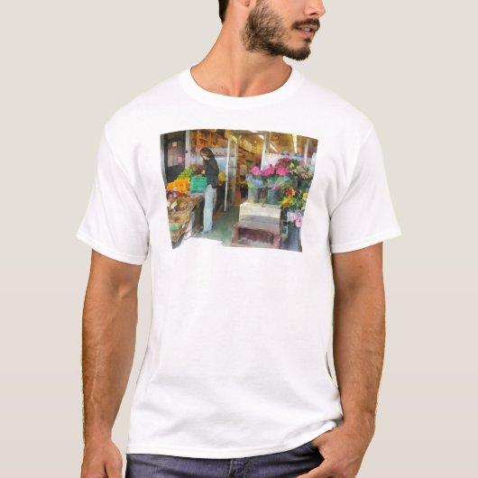 新鮮な果物を買うこと Tシャツ (正面)