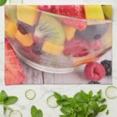 新鮮な果物サラダ キッチンタオル (折り畳み)