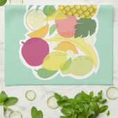 新鮮な果物。 キッチンタオル (折り畳み)