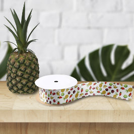 新鮮な果物 サテンリボン