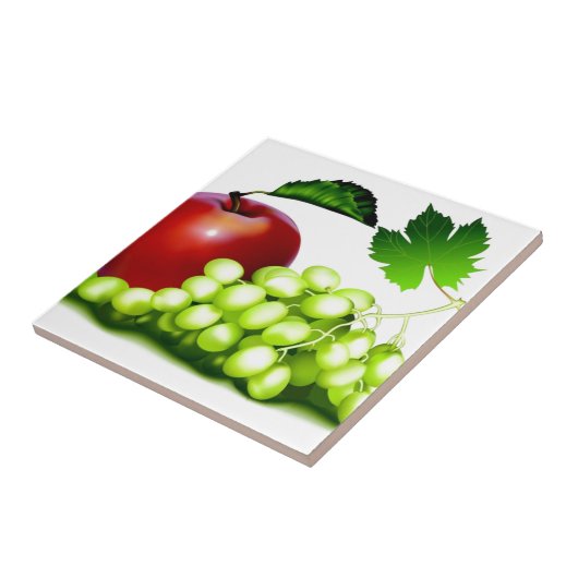 新鮮な果物 タイル (側面)