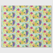 新鮮な果物。 ラッピングペーパー (フラット)