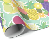 新鮮な果物。 ラッピングペーパー (ロールコーナー)