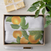 新鮮な柑橘類の水の色の素朴な白い木 薄葉紙 (ギフト)