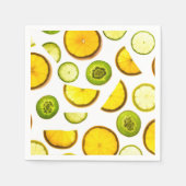 新鮮な柑橘類 スタンダードカクテルナプキン (正面)