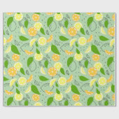 新鮮な柑橘類。 ラッピングペーパー (フラット)