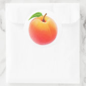 新鮮な桃を1つ ラウンドシール (バッグ)