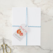 新鮮な桃 ギフトタグ (より糸付き)