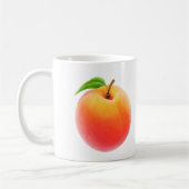 新鮮な桃 コーヒーマグカップ (左)