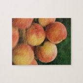 新鮮な桃 ジグソーパズル (横)