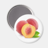 新鮮な桃 マグネット (正面/裏面)